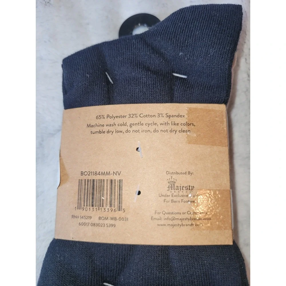 Born 5-Pairs Mens Size 6-12 Casual Crew Socks Cotton Blend Black Tan White Gray